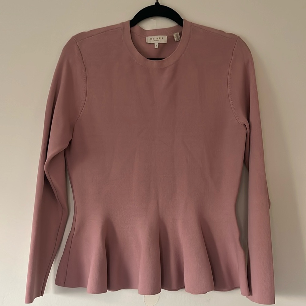 Ted baker women’s pink top. Size 3. Worn once.